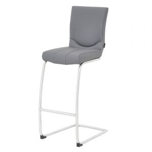Vittorini Grey Cantilever Stool
