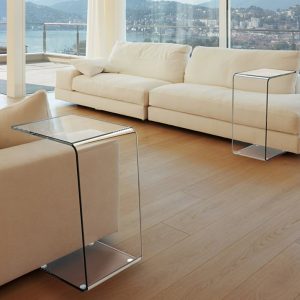 Emily Glass Sofa Table