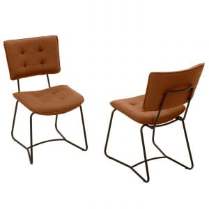 Sutera Tan PU Chairs
