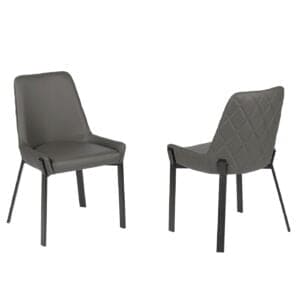 Calabria Grey PU Dining Chair