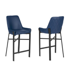 Calabria Navy Blue Stool