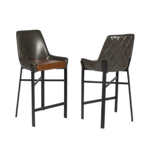 Calabria Grey Tan Stool